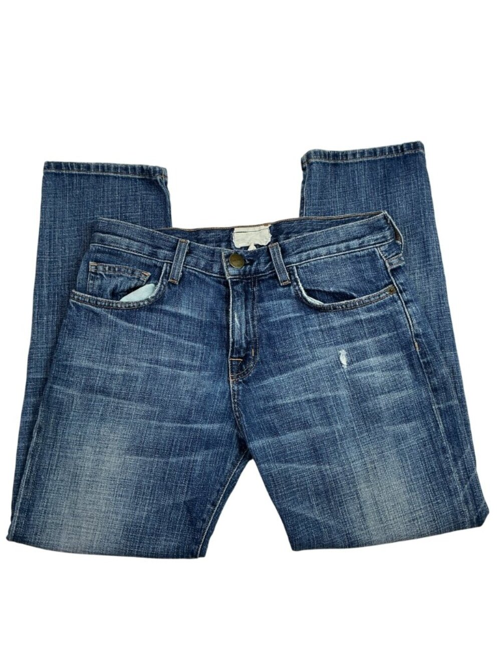 Current/Elliott The Boyfriend Relaxed Fit Jeans Womens Size 24 Blue - Picture 12 of 12